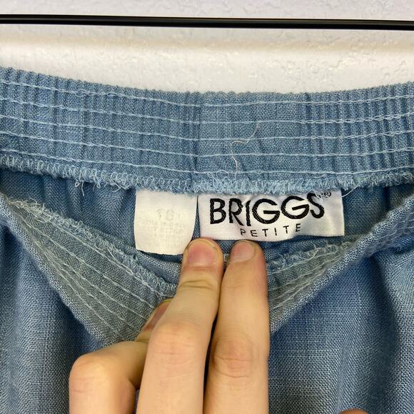 Vintage light blue tapered trouser pants size large - Picture 3 of 5
